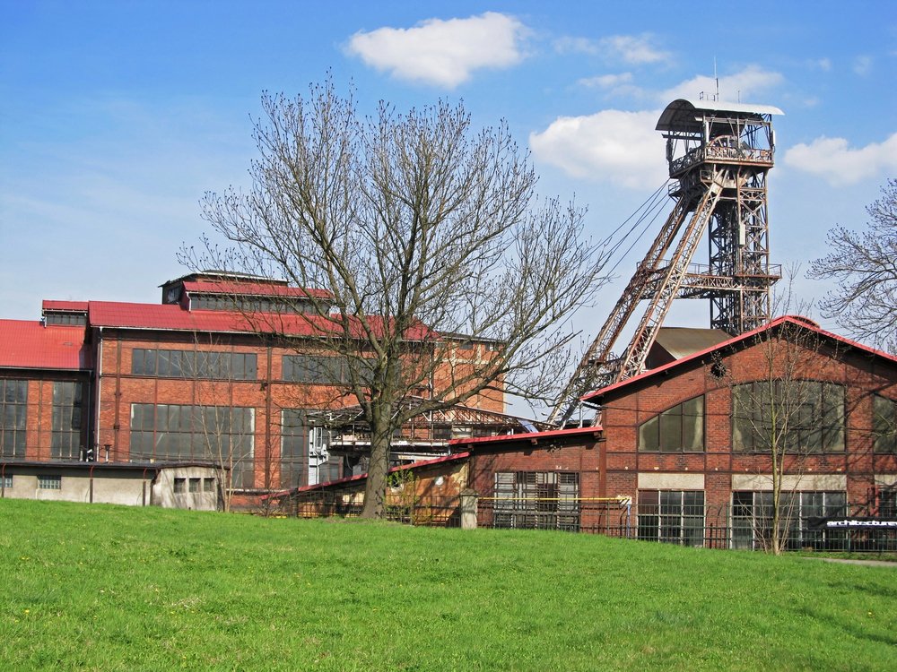 Coal mine Michal in Ostrava region in Czech Republic, nowadays a museum 