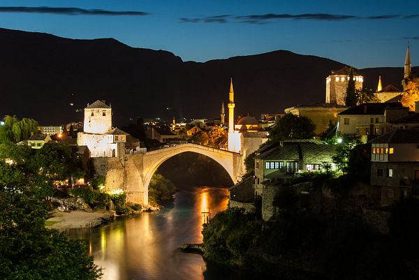 The Old Bridge in Mostar, Bosnia and Herzegovina 